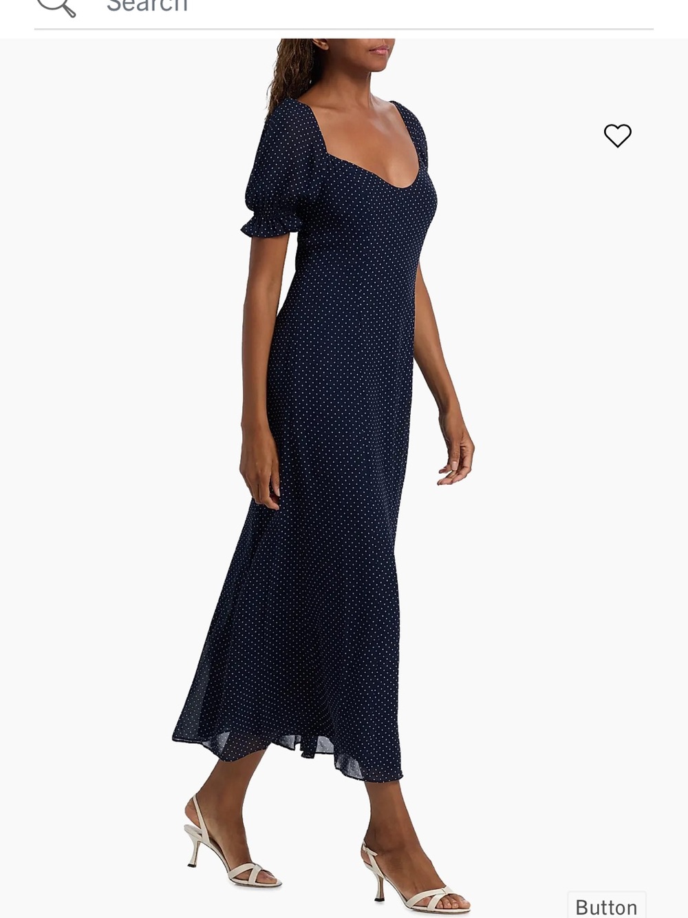 Reformation Gloria Polka Dot Midi Dress - Picture 4 of 5